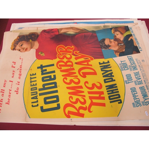 252 - Seven Film Posters (1940's-1960's), to include Simon and Laura, Remember The Day, 