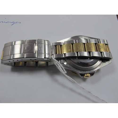 150 - Rolex; A c.1991 GMT Master 'Root Beer' Bi-Metal Automatic Gent's Wristwatch, Model: 16713, Serial No... 