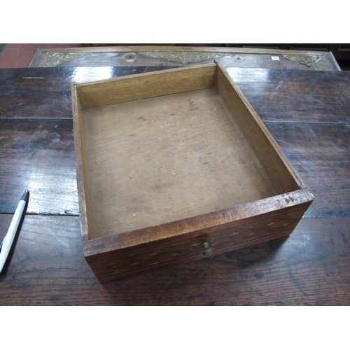 1490 - A XX Century Kingwood Side Table, with a gilded gallery and rouge marble top, single drawer on shape... 