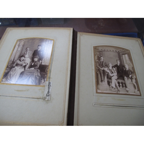 1310 - A Photograph Album Circa 1900, containing approximately fifty three period images and four electoral... 