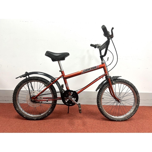 302A - A Very Original Mk1 Raleigh Grifter bicycle in red with 3-speed Sturmey Archer hub gears. Frame No. ... 