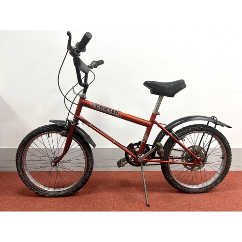 302A - A Very Original Mk1 Raleigh Grifter bicycle in red with 3-speed Sturmey Archer hub gears. Frame No. ... 