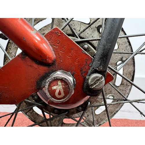 302A - A Very Original Mk1 Raleigh Grifter bicycle in red with 3-speed Sturmey Archer hub gears. Frame No. ... 