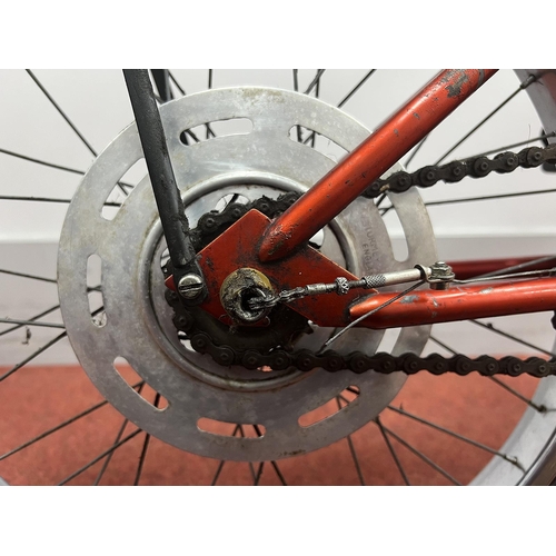 302A - A Very Original Mk1 Raleigh Grifter bicycle in red with 3-speed Sturmey Archer hub gears. Frame No. ... 