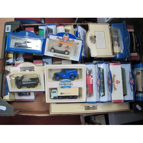 320 - Forty Plus Diecast Model Vehicles by Lledo, Oxford, including Lledo Promoters 'Chesterfield Co-Opera... 