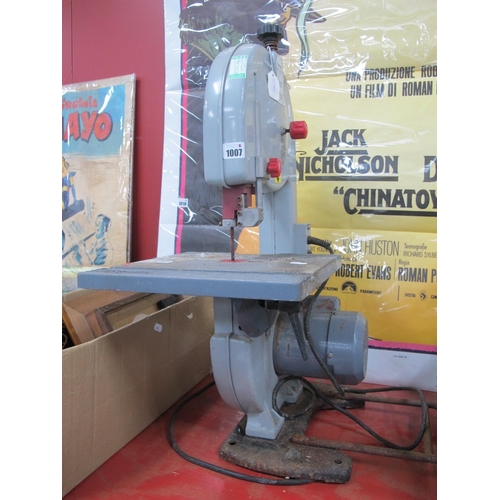 1007 - Single Speed Bandsaw NLH350LBS, (untested sold for parts only).