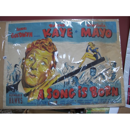 1009 - Film Poster 'A Son is Born' starring Danny Kaye and Virginia Mayo, printed by Stafford & Co, Notting... 