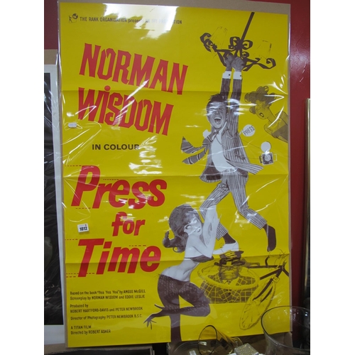 1012 - Film Poster 'Press For Time', starring Norman Wisdom, 101 x 68.5cm.