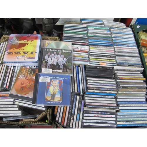 1016 - A Large Collection of Mainly Jazz CD's:- Two Boxes.