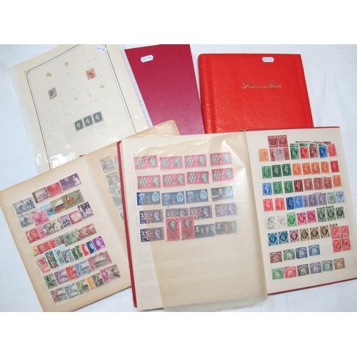 105 - World Stamp Collection, Early to Modern, housed in three stock books, photograph album, and some loo... 