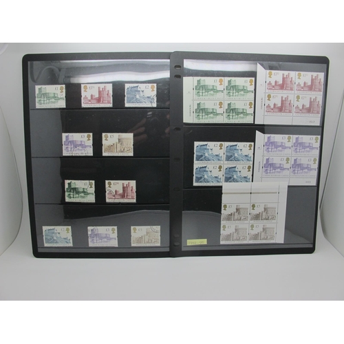 214 - A QEII Collection, from 1953, including wilding watermark varieties, 1955 Castles mint and fien used... 