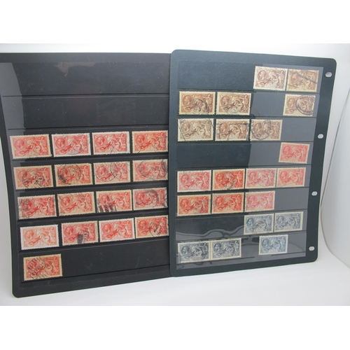 225 - A Collection of Mint and Used Stamps, from KGVI 1951 high values, includes seahorses, good used to 1... 