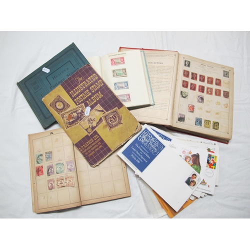 73 - Six Albums of World Stamp, mainly used,in mixed condition and World stamps in envelopes, mixed condi... 