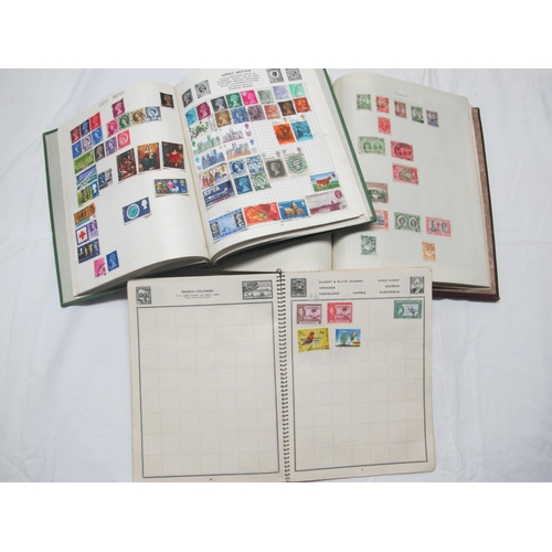 96 - Three Albums of G.B, Commonwealth and World Stamps, in three albums, a few hundred, mixed mint and u... 