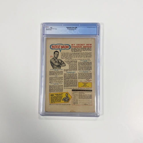 341 - Fantastic Four #48 CGC 4.5 Slabbed Comic. 1966 Pence Copy, 1st appearance of Silver Surfer and Galac... 