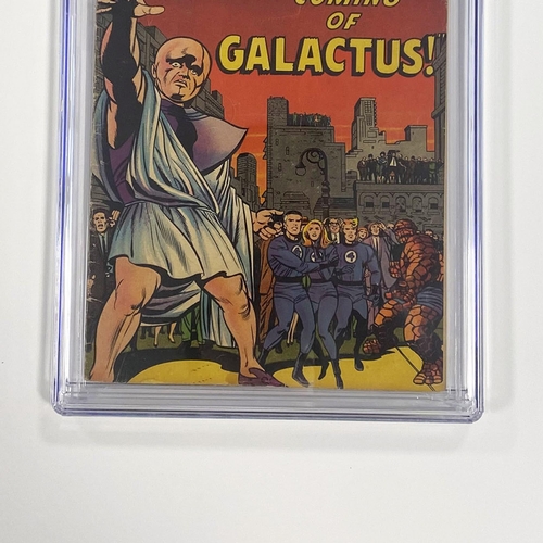 341 - Fantastic Four #48 CGC 4.5 Slabbed Comic. 1966 Pence Copy, 1st appearance of Silver Surfer and Galac... 