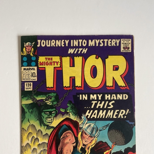 378 - Journey Into Mystery #120 Marvel comic, with Thor, good condition