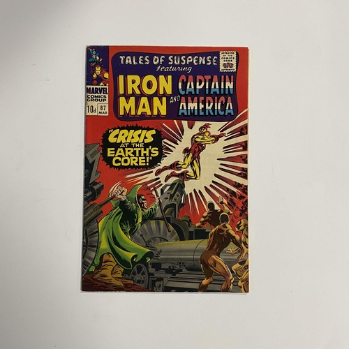 386 - Tales of Suspense #87 Pence Copy Comic Book, featuring Iron Man and Captain America, good condition