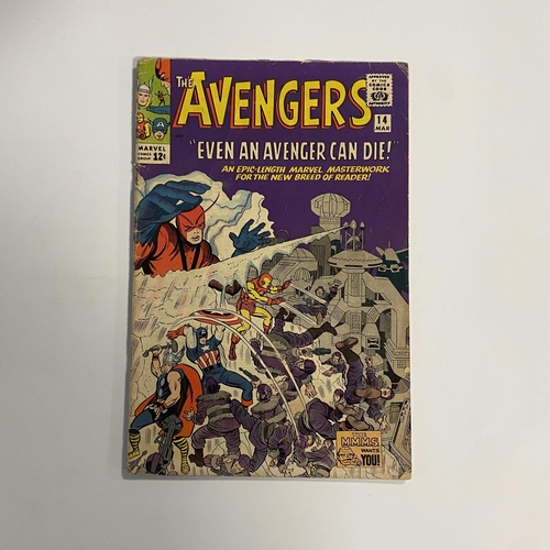 387 - Avengers #14 Cent Copy Marvel Comic Book, good condition