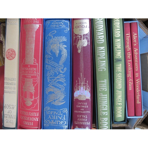 1015 - Folio Society Books, in slipcases, Children's Stories, Perraults Fairy Tales, The Jungle Book, The S... 