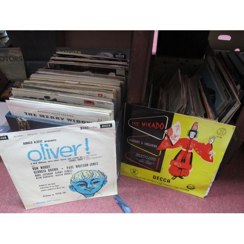 1127 - Two Wooden Boxes of Records, mainly 1950's releases of classical and sound tracks.