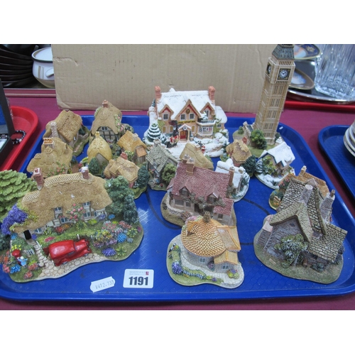 1191 - Lilliput Lane Model Dwellings:- One Tray