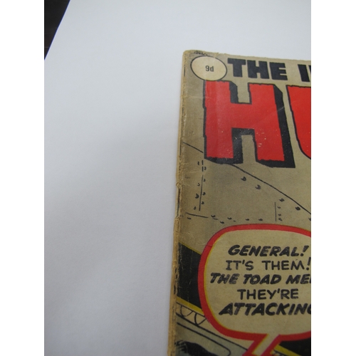 318 - The Incredible Hulk #2 Marvel Comic 1962. Pence version