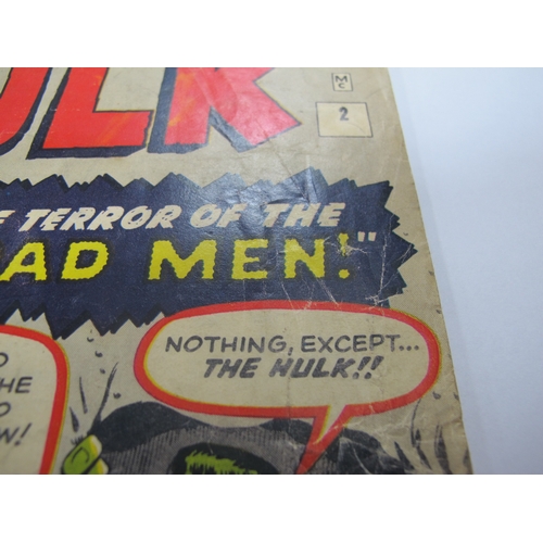 318 - The Incredible Hulk #2 Marvel Comic 1962. Pence version