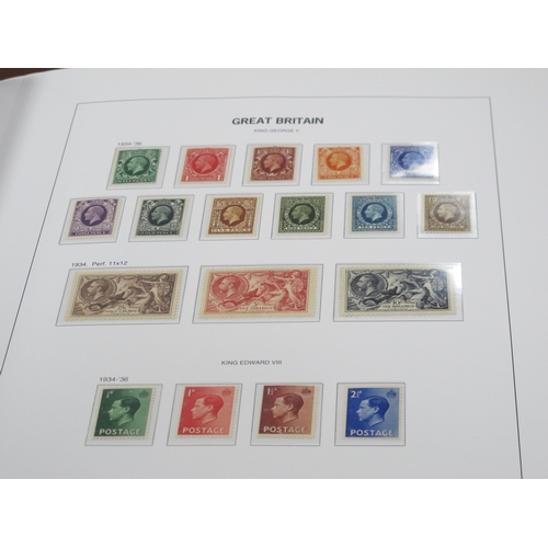 167 - A Superior GB Stamp Collection Housed in a Luxury S.G Hingeless 'Great Britain Album' Complete with ... 