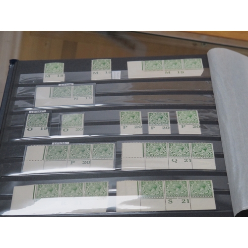 209 - G.B A Stockbook of KGV Control Singles, Strips and Blocks of Six, from Downey Heads to Photogravure,... 