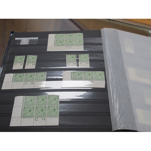 209 - G.B A Stockbook of KGV Control Singles, Strips and Blocks of Six, from Downey Heads to Photogravure,... 