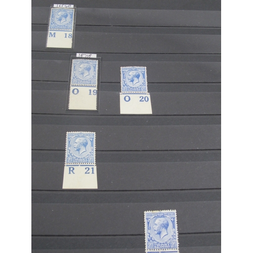 209 - G.B A Stockbook of KGV Control Singles, Strips and Blocks of Six, from Downey Heads to Photogravure,... 