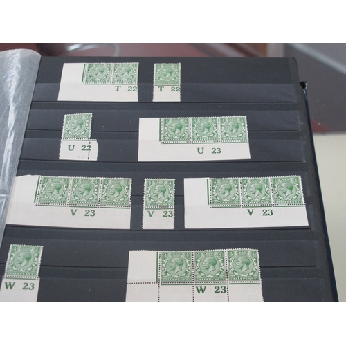 209 - G.B A Stockbook of KGV Control Singles, Strips and Blocks of Six, from Downey Heads to Photogravure,... 