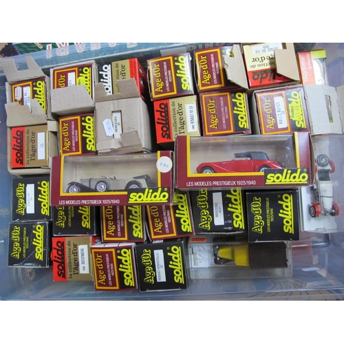 1005 - Thirty Plus Diecast Model Vehicles by Solido Mostly From the Age D'Or Series, to include #46 Rolls R... 