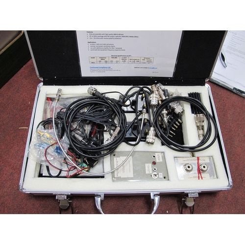 1104 - Scientific Technology - cased Hantek DS01202B handled oscilloscope, Joy-It D<502 D72, Spectrum Analy... 