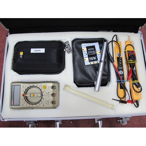 1104 - Scientific Technology - cased Hantek DS01202B handled oscilloscope, Joy-It D<502 D72, Spectrum Analy... 