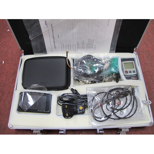 1104 - Scientific Technology - cased Hantek DS01202B handled oscilloscope, Joy-It D<502 D72, Spectrum Analy... 