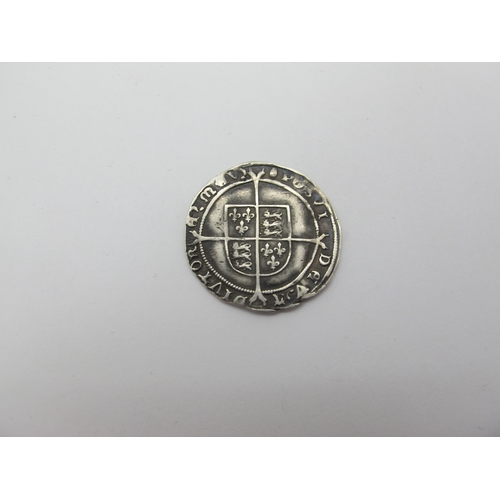 373 - Edward VI Silver Hammered Sixpence, 1551-1553.