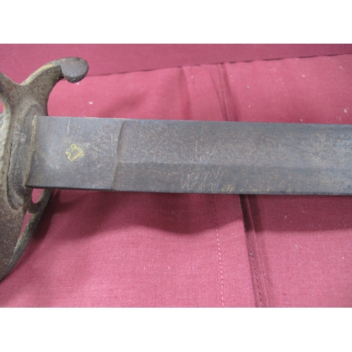 494 - A Victorian British Army Pattern 1821 Cavalry Sword Marked 'Prosser London' on ricasso with scabbard... 