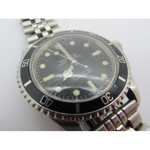 248 - Rolex; A c.1960's Submariner Stainless Steel Automatic Gent's Wristwatch, Model: 5513, Serial No: 17... 