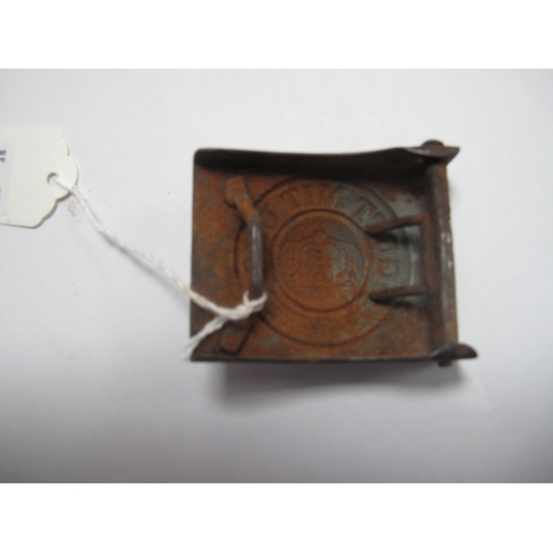 549 - A WWI Imperial German Army Leather Belt and Metal Belt Buckle.