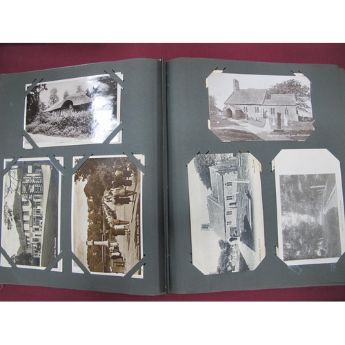 1182 - An Early XX Century Picture Postcard Album, containing: European and British topographical views inc... 