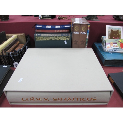 1215 - Folio Society: Codex Sinaiticus, a facsimile edition published by The British Library, 2010, in slip... 