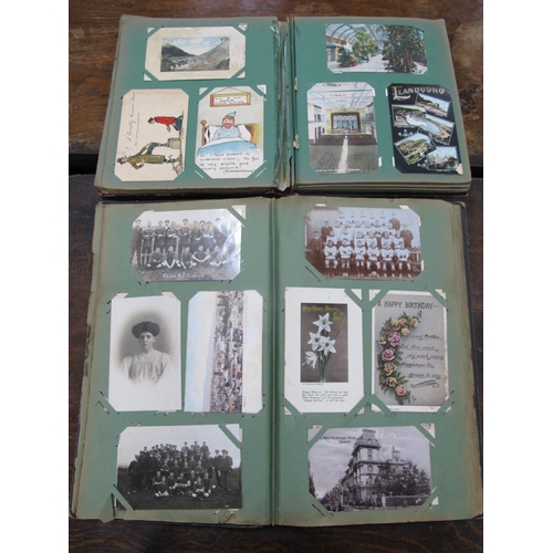 1240 - Two Albums of Mainly Early XX Century Picture Postcards, to include; comic, greetings, topographical... 