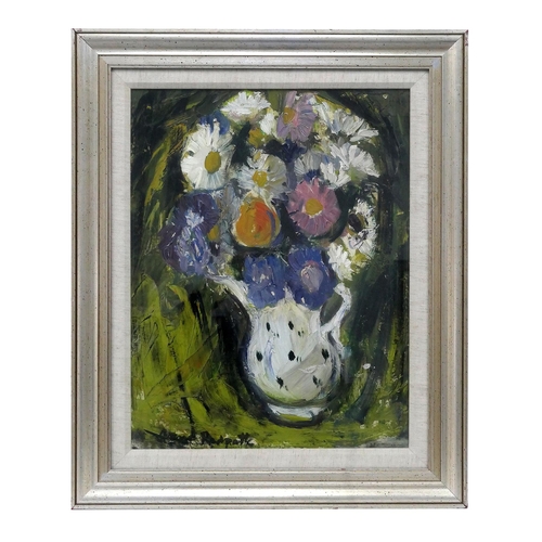 1260 - ANNE REDPATH (Scottish, 1895-1965) *ARR Flowers in a Spotted Jug, oil on canvas, signed lower left, ... 