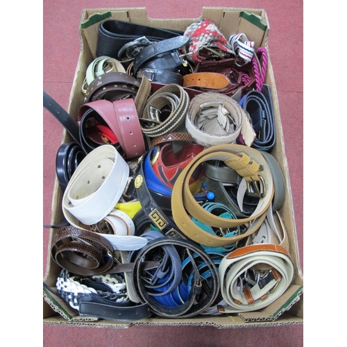 1349 - A Large Quantity of Ladies Belts, mainly leather, including Calvin Klein, Viyella, Yarell, Celine, e... 