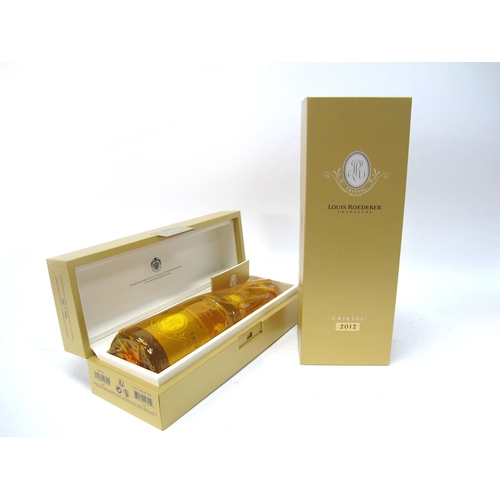 1362 - Champagne - Two Bottles of Louis Roederer Champagne Cristal 2012, wrapped and in presentation box of... 