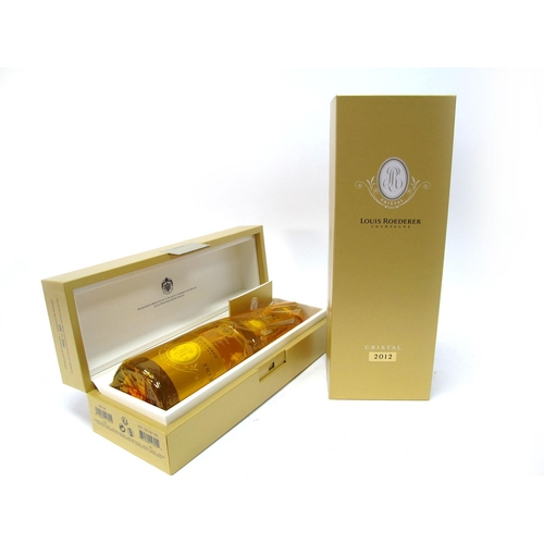 1370 - Champagne - Two Bottles of Louis Roederer Champagne Cristal 2012, wrapped and in presentation box of... 