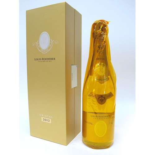 1403 - Champagne - Louis Roederer Champagne Cristal 2012, wrapped and in presentation box of issue, 750ml.,... 