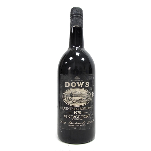 1410 - Port - Dow's Vintage Port 1978, bottled 1980, 75cl., 20% Vol.